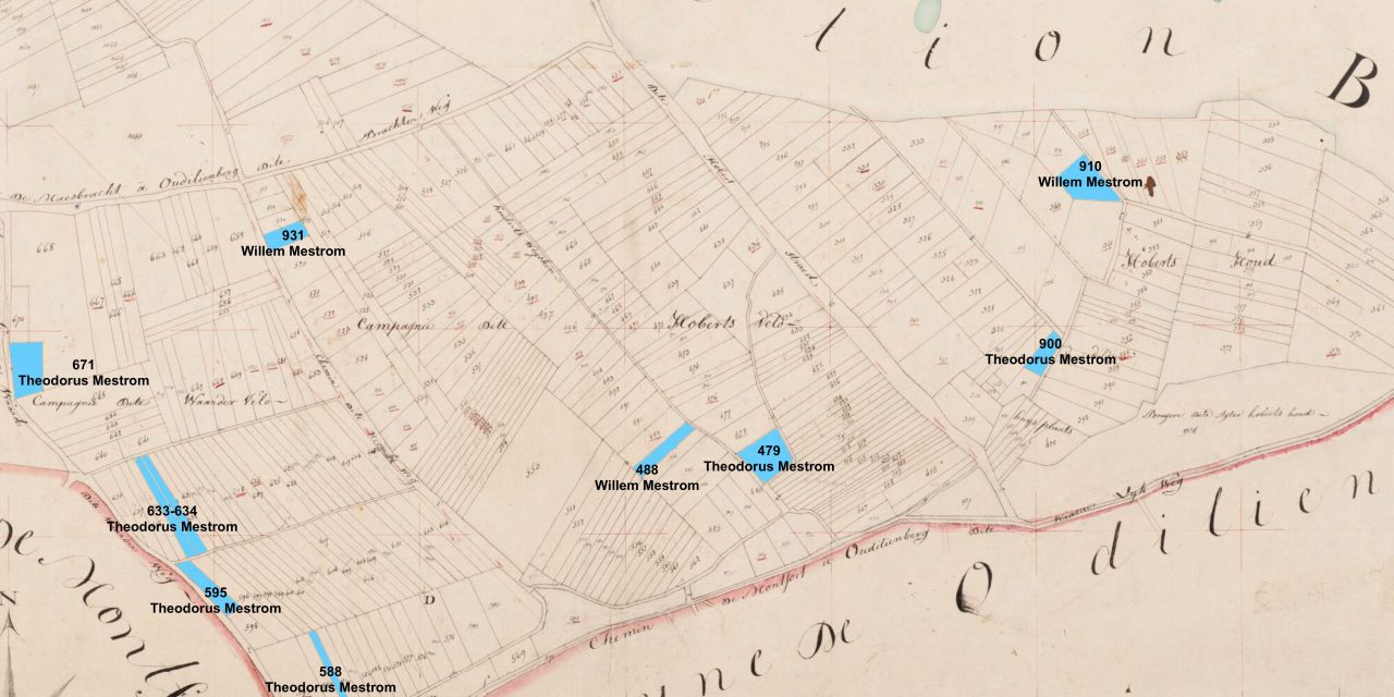 Percelen Familie Mestrom in Linne 1811-1832